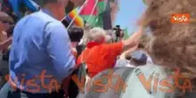 "Stop al massacro. Basta complicità", la scritta sullo striscione che apre il corteo pro Gaza a Roma