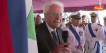 Mattarella a Genova per Festa della Marina Militare sale a bordo dell'Amerigo Vespucci