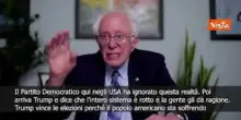 Sanders: Trump ha vinto elezioni perchè popolo soffre e Democratici non hanno dato alternativa