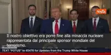 Trump: Abbiamo attaccato 3 impianti nucleari iraniani, spettacolare successo militare