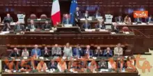 Banchi Governo in Aula quasi al completo per comunicazioni Meloni