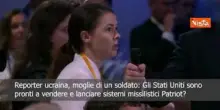Trump a una giornalista ucraina, moglie di un soldato: "La vedo turbata"