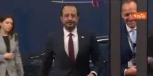 Meloni arriva al Consiglio Europeo a Bruxelles