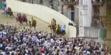 Palio di Siena, corsa rinviata: pioggia su piazza del Campo e bandiera verde