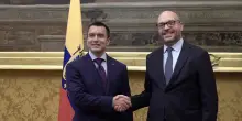 Fontana riceve il presidente della Repubblica dell'Ecuador