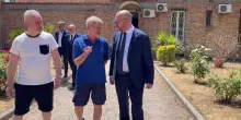 Fontana visita il carcere di Rebibbia e incontra Alemanno