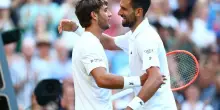A Wimbledon Cobolli ko contro Djokovic, ora Nole sfida Sinner