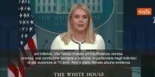 Portavoce Casa Bianca: Trump è in ottima salute. Ha insufficienza venosa cronica alle gambe