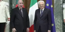 Mattarella riceve al Quirinale il presidente dell'Algeria Tebboune