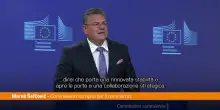 Dazi, Sefcovic "Con l'accordo Usa-Ue evitata guerra commerciale"