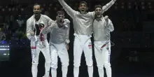 Italia mondiale: oro nella sciabola maschile a squadre
