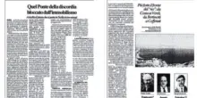 Sinistra e Repubblica fanno la guerra al Ponte. Ecco quando difendevano l'opera...