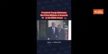 Trump accoglie alla Casa Bianca il Primo Ministro armeno Nikol Pashinyan per vertice con Azerbaijan