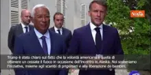 Macron: Trump vuole ottenere un cessate il fuoco all'incontro con Putin