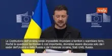 Zelensky: Impossibile cedere i territori e servono garanzie di sicurezza