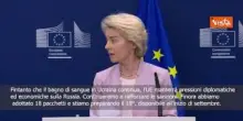 Von Der Leyen: Continueremo con sanzioni contro la Russia, a settembre il 19° pacchetto