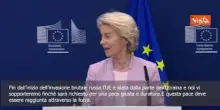 Von Der Leyen: Deve essere garantita l'integrità territoriale dell'Ucraina