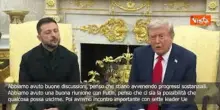 Trump con Zelensky alla Casa Bianca: Abbiamo avuto buone discussioni, progressi sostanziali