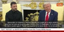 Trump: "Washington era il posto più pericoloso al mondo". Zelensky lo guarda sorpreso