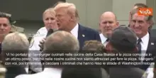 Trump a guardia Nazionale Washington: Vi ho portato hamburger cucinati alla Casa Bianca e pizza