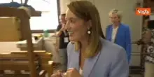 La Presidente del Parlamento europeo Roberta Metsola visita la comunità di San Patrignano