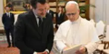 Vaticano, Matteo Salvini ricevuto in udienza da Papa Leone XIV