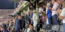 Palermo-Frosinone, in tribuna anche il presidente Sergio Mattarella
