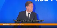 Rutte "Russia e Cina vogliono minare la nostra libertà e sicurezza"