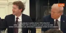 Zuckeberg con Trump alla Casa Bianca: Investo 600 miliardi negli Usa entro 2028