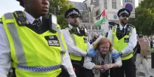 Manifestazione ProPal a Londra: quasi 900 arresti
