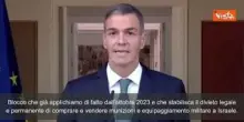 Sànchez: "Porti chiusi per navi che trasportano combustibili per le Forze di Israele"