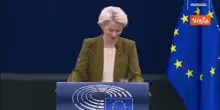 Termina il discorso sullo Stato dell'Unione di Von der Leyen, l'applauso del Parlamento Ue