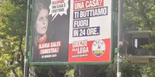 Sicurezza, nuovi manifesti della Lega a Roma: "Occupi casa? Fuori in 24 ore"