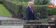 Trump con Melania alla cerimonia per 11 settembre: Rispondere con non violenza a omicidio Kirk