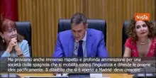 Sanchez: Ammirazione per società civile spagnola e protesta pacifica pro Pal alla Vuelta