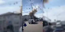 Ucraina: un drone russo colpisce un palazzo a Kharkiv, 4 feriti