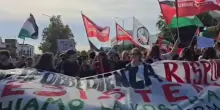 Napoli, a Bagnoli manifestanti pro Gaza e contro l'America's Cup