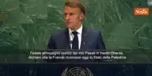 Macron all'assemblea Onu: "La Francia riconosce lo Stato della Palestina”