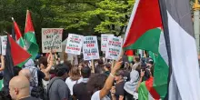 A New York manifestazione pro Palestina nei pressi dell'Onu