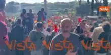 Corteo pro Gaza, in migliaia in piazza a Roma a sostegno della Palestina. Le immagini dall'alto