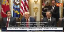 Trump ripristina festa Cristoforo Colombo cancellata da Biden: Amiamo gli italiani