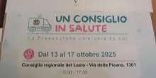 "Un Consiglio in salute", torna programma per la prevenzione nel Lazio