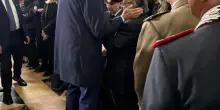 Crosetto: "Nome di chi è morto per la patria scritto nella roccia"