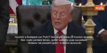 Trump: Incontro a Budapest con Putin? Non voglio perdere tempo, vediamo che succede