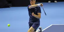Sinner supera il primo turno all'Atp 500 di Vienna, ora derby con Cobolli