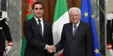 Mattarella incontra il presidente del Turkmenistan Berdimuhamedov