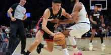 Miami supera New York con 14 punti di Fontecchio, ok Lakers e San Antonio