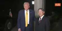 Trump ricevuto dall'Imperatore giapponese Naruhito a Palazzo Imperiale a Tokyo