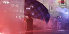Champions League, Inter in finale: i tifosi festeggiano in piazza Duomo