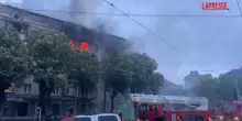 Ucraina, missili e droni russi su Kiev: due morti e otto feriti